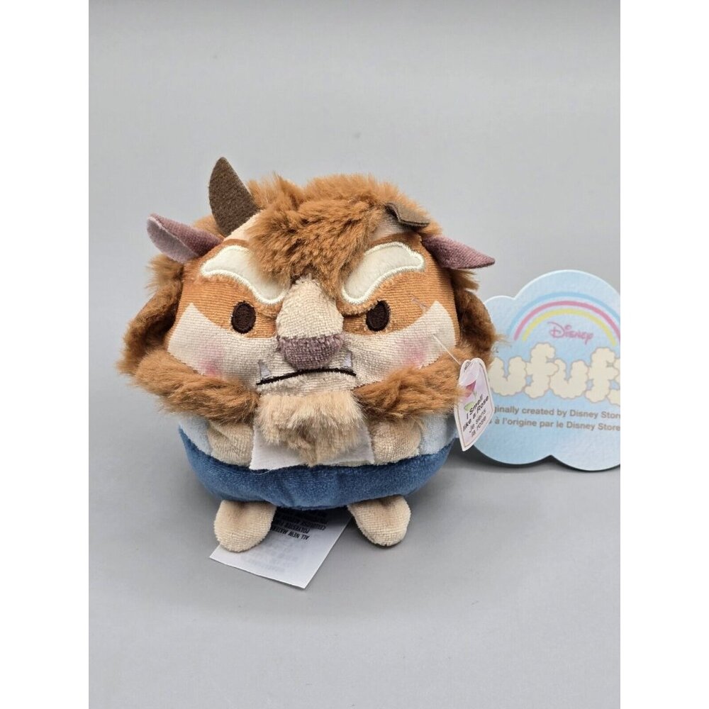 Ufufy Beast Plush 4" Disney Japan Stuffed Animal S NWT Beauty‎ and the Beast